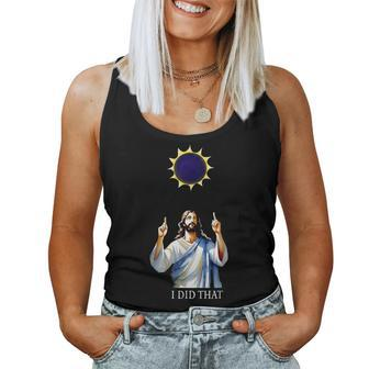 Christian Eclipse I Did That Women Tank Top - Seseable