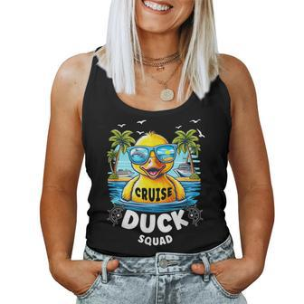 Duck Cruise Rubber Duck Squad Vaction Cruise Ship Women Tank Top - Seseable