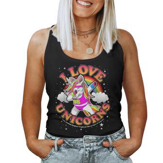 Embarrassing Dad Or Mom Unicorn Party Joke Unicorn Women Tank Top - Monsterry DE