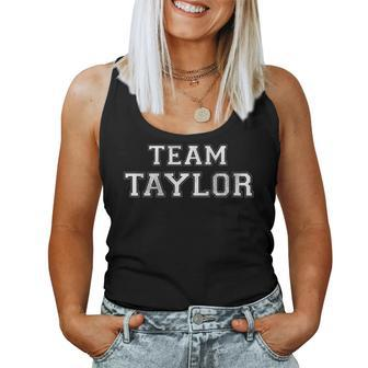 Family Sports Team Taylor Last Name Taylor Women Tank Top - Seseable