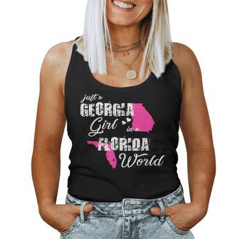 Georgia Just A Georgia Girl In A Florida Women Tank Top - Monsterry