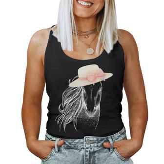 Hat Derby Day 2024 Cute Horse Derby Party 150Th Women Tank Top - Monsterry DE