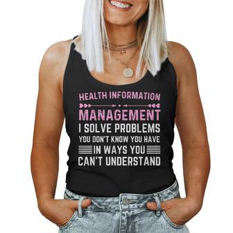Health Information Management Woman Or Man Women Tank Top - Seseable