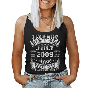 Legend Since July 2009 Vintage 15Th Birthday Boys Girl Women Tank Top - Monsterry DE