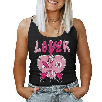 Loser Lover Pink Drip Heart Matching For Women Women Tank Top - Monsterry DE