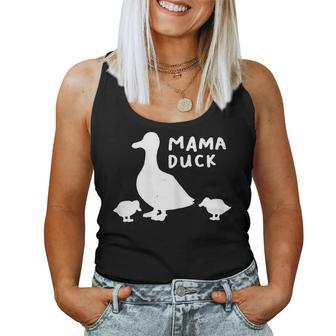 Mama Duck Mother T I Duckling Babies Mom Of 2 Women Tank Top - Monsterry AU