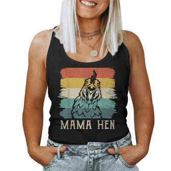 Mama Hen Apparel Vintage Retro Chicken Mom Mother Women Tank Top - Monsterry DE