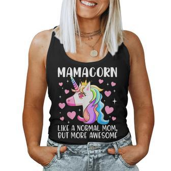 Mamacorn Unicorn Costume Mom Mother's Day Family Women Tank Top | Mazezy UK