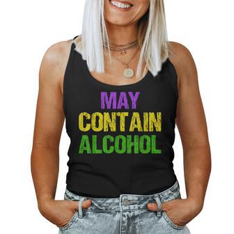 Mardi Gras May Contain Alcohol And Women Women Tank Top - Monsterry