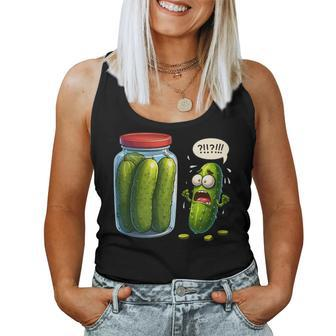 Pickle Surprise Of Sliced Pickles Pickle Women Women Tank Top - Monsterry CA