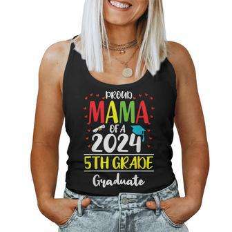 Proud Mama Of A Class Of 2024 5Th Grade Graduate Women Tank Top - Seseable