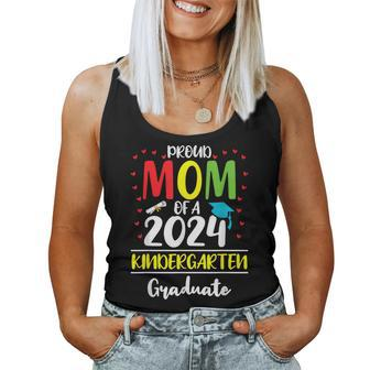 Proud Mom Of A Class Of 2024 Kindergarten Graduate Women Tank Top - Monsterry
