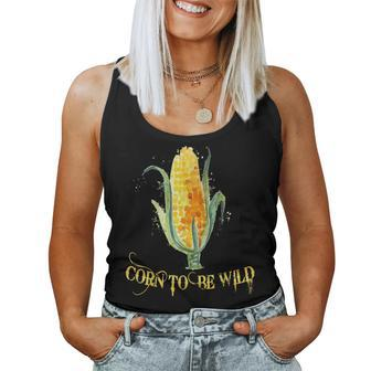 Saying Fun Sarcastic Quote Meme Pun Corn Cob Women Tank Top - Monsterry DE