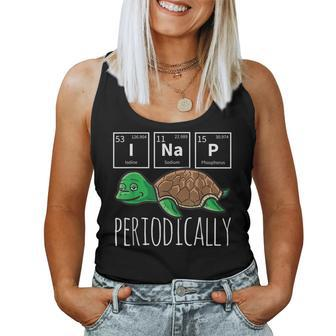 Science I Nap Periodic Table Meme Meh Sea Turtle Women Tank Top - Monsterry CA