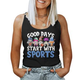 Sports Gnome Quote For Good Days And Field Day Women Tank Top - Monsterry AU
