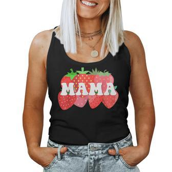 Strawberry Mama Cute Women Tank Top - Monsterry
