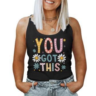 You Got This Teacher Student Testing Day 2024 Floral Women Tank Top | Mazezy