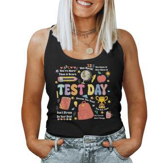 Teacher Test Day Motivational Teacher Starr Testing Women Tank Top | Mazezy UK