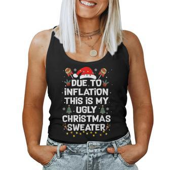 Ugly Christmas Sweater Couples Matching Xmas Women Tank Top - Seseable