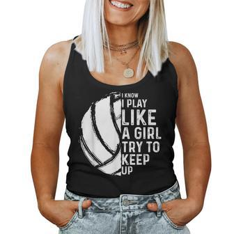 Volleyball Girls Youth N Sports Lovers Women Tank Top - Monsterry