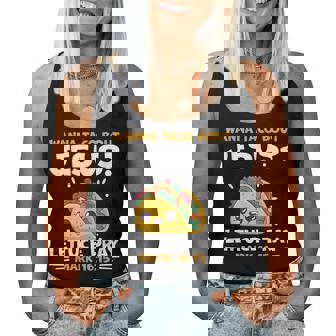 Wanna Taco Bout Jesus Christian Cinco De Mayo Women Tank Top | Seseable CA