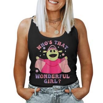 Who's That Wonderful Girl Could She Be Any Cuter Cute Women Tank Top - Seseable