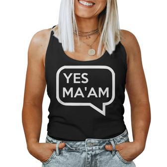 Yes Ma'am Southern Manners Respect For Mama Women Tank Top - Monsterry