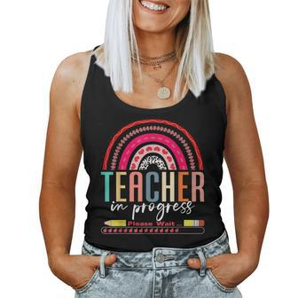 Future Teacher Cool Teacher In Progress Please Wait Women Tank Top - Thegiftio UK