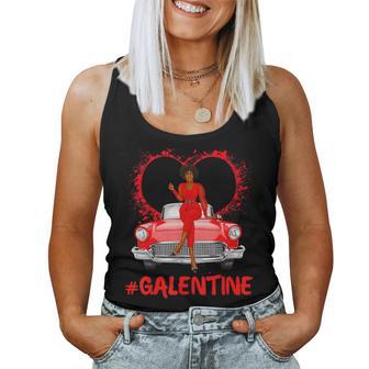 Galentines Day Single Best Melanin Queen Black Friends Women Tank Top - Monsterry UK