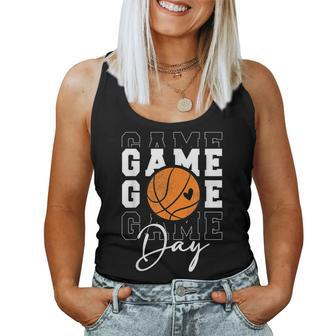 Game Day Basketball For Youth Boy Girl Basketball Mom Women Tank Top | Mazezy