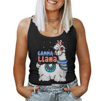Gamma Llama Matching Family Christmas Pajamas Women Tank Top - Monsterry CA
