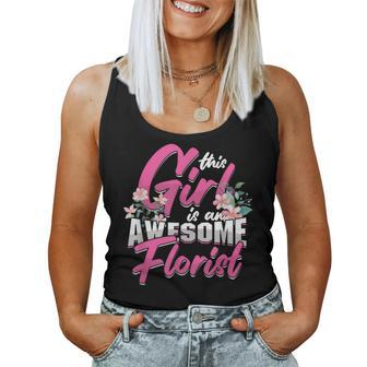 Gardening This Girl Is A Great Flower Shop Women Tank Top - Monsterry AU