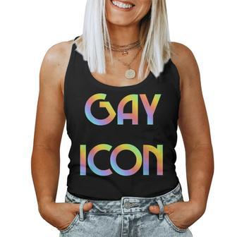 Gay Icon Legend Rainbow Flag Pride Lgbt Meme Queer T-S Women Tank Top - Monsterry UK