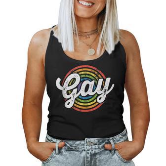 Gay Lgbt Equality March Rally Protest Parade Rainbow Target Women Tank Top - Monsterry