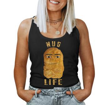 Gegagedigedagedago Nug Life Eye Joe Chicken Nugget Meme Women Tank Top - Monsterry UK