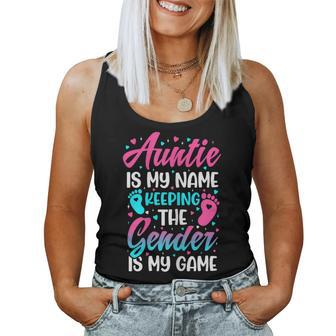 Gender Reveal For A Keeper Of The Gender Aunt Women Tank Top - Monsterry UK