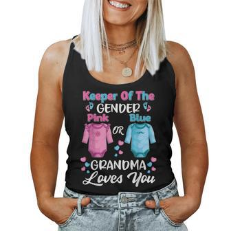 Gender Reveal Outfit Grandma To Be Party Announcement Women Tank Top - Monsterry DE