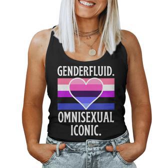 Genderfluid Omnisexual Iconic Pride Flag Genderqueer Queer Women Tank Top - Monsterry AU