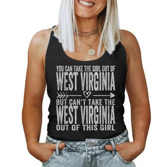Girl Out Of West Virginia Hometown Home West Virginia Women Tank Top - Seseable