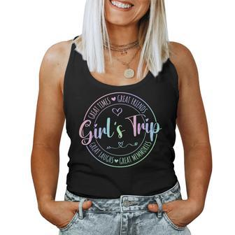 Girls Trip 2024 Weekend Vacation Trip Party Matching Women Tank Top - Monsterry