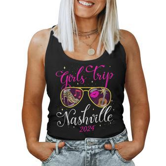 Girls Trip Nashville 2024 For Weekend Birthday Party Women Tank Top - Monsterry
