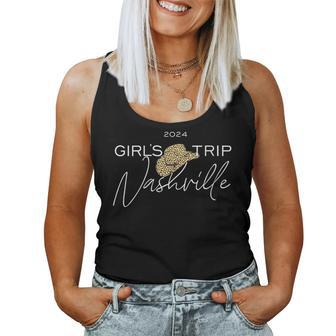Girls Trip Nashville 2024 Girls Weekend Birthday Squad Women Tank Top - Thegiftio UK