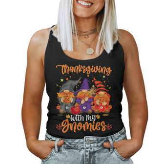 Gnome Thanksgiving For Gnome Gnomies Lover Women Tank Top - Monsterry