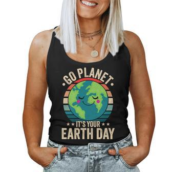 Go Planet Its Your Earth Day Retro Vintage For Men Women Tank Top - Monsterry AU
