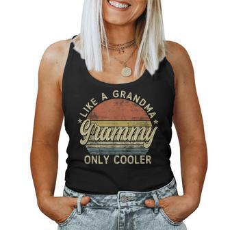 Grammy Like A Grandma Only Cooler Mother's Day Grammy Women Tank Top - Seseable