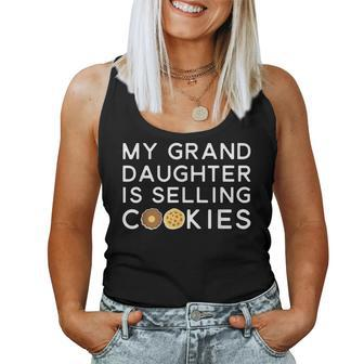 My Granddaughter Is Selling Cookies Girl Matching T Women Tank Top - Monsterry DE