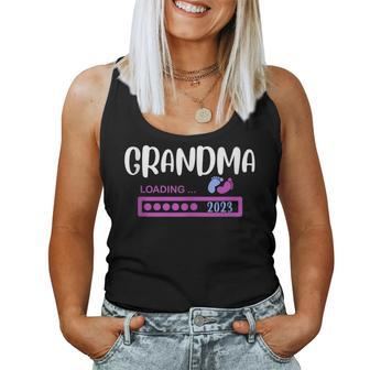 Grandma 2023 Loading For Pregnancy Announcement Women Tank Top - Monsterry DE