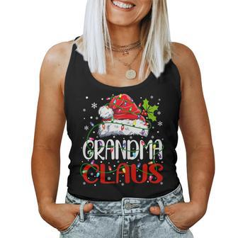 Grandma Claus Christmas Santa Matching Family Xmas Pajamas Women Tank Top - Monsterry AU