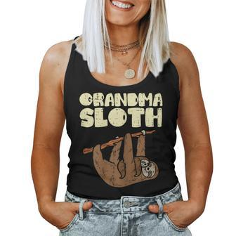 Grandma Sloth Nana Mimi Grandmother Women Women Tank Top - Monsterry CA