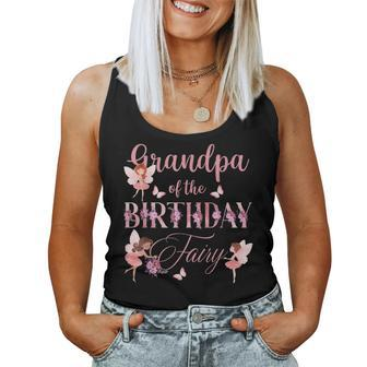 Grandpa Of Little Fairy Girl Birthday Family Matching Party Women Tank Top - Monsterry